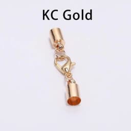 10pcs/Lot Leather Cord Bracelet Lobster Clasps Hooks 3 4 5 6 8 10mm Crimps End Tip Caps Connectors For Jewelry Making Findings