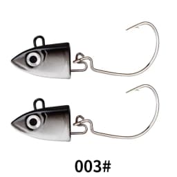 Black Minnow Jig Head Fishing Lure Soft Pike Lure 5g/12g/25g Bass Fishing Shad Soft Bait Boat Code Seabass Bait for Zand