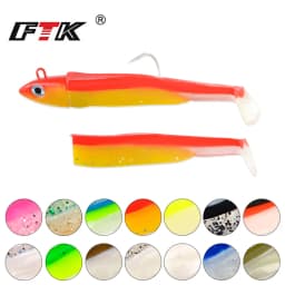 Black Minnow Jig Head Fishing Lure Soft Pike Lure 5g/12g/25g Bass Fishing Shad Soft Bait Boat Code Seabass Bait for Zand