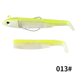 Black Minnow Jig Head Fishing Lure Soft Pike Lure 5g/12g/25g Bass Fishing Shad Soft Bait Boat Code Seabass Bait for Zand