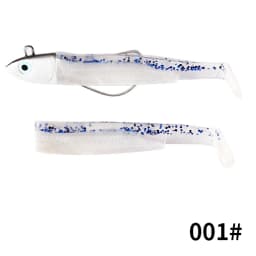 Black Minnow Jig Head Fishing Lure Soft Pike Lure 5g/12g/25g Bass Fishing Shad Soft Bait Boat Code Seabass Bait for Zand