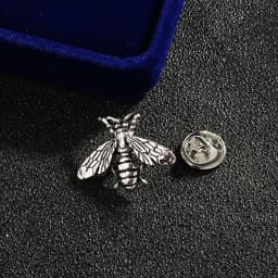 i-Remiel Fashion Retro Creative Bee Brooches Suit Wedding Brides Men's and Women's Shirt Collar Pin Accessories for Women 1 PCS