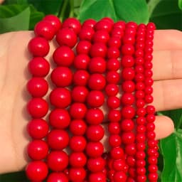 Sunstone Beads Round Loose Spacer Bead Natural Angelite Stone 4/6/8/10mm For Jewelry Making DIY Bracelet Necklace Accessory 15''