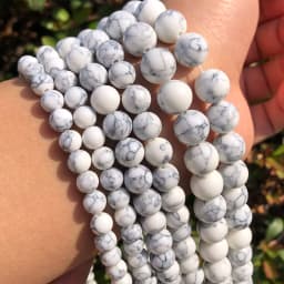 Sunstone Beads Round Loose Spacer Bead Natural Angelite Stone 4/6/8/10mm For Jewelry Making DIY Bracelet Necklace Accessory 15''
