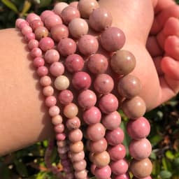 Sunstone Beads Round Loose Spacer Bead Natural Angelite Stone 4/6/8/10mm For Jewelry Making DIY Bracelet Necklace Accessory 15''