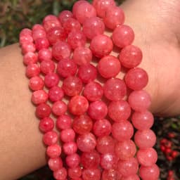 Sunstone Beads Round Loose Spacer Bead Natural Angelite Stone 4/6/8/10mm For Jewelry Making DIY Bracelet Necklace Accessory 15''