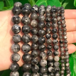 Sunstone Beads Round Loose Spacer Bead Natural Angelite Stone 4/6/8/10mm For Jewelry Making DIY Bracelet Necklace Accessory 15''