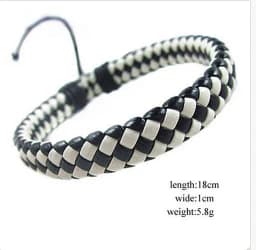 New Unisex Leather Bracelet Bangle Cuff Rope Adjustable Good Gifts for Men and  Women