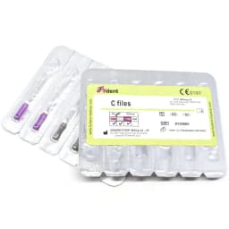 Dental C+ Files Endodontic C-Pilot Files Stainless Steel Ultrasonic Optional Sizes Used For Root Cleaning