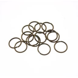 200-100Pcs 3-16mm Silver Gold Jump Rings Single Loops Open Jump Rings & Split Rings Connectors for DIY Bracelet Jewelry Making