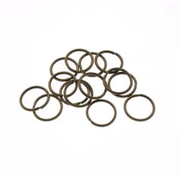 200-100Pcs 3-16mm Silver Gold Jump Rings Single Loops Open Jump Rings & Split Rings Connectors for DIY Bracelet Jewelry Making