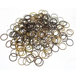 200-100Pcs 3-16mm Silver Gold Jump Rings Single Loops Open Jump Rings & Split Rings Connectors for DIY Bracelet Jewelry Making