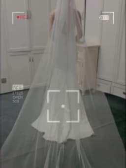 YouLaPan Soft Tulle Single Layer Bridal Wedding Simple Veil Cut Edge Velo De Novia Largo Mantilla Wedding Veil Customizable V30