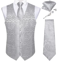 New Men's Vests Formal Dress Suit Vest Tie Set for Wedding Male Satin Burgundy Red Waistcoat Sleeveless Jacket Casual Top