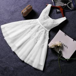 Elegant Pearl Pink Prom Dresses 2021 Sexy Prom Dress Short V Neck Appliques Beading Lace Up Knee-Length Graduation Party Gowns