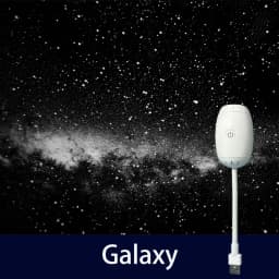 Romantic LED Starry Sky Night Light USB Powered Saturn Galaxy Projector Lamp for Car Roof Party Room Ceiling Decor Plug and Play