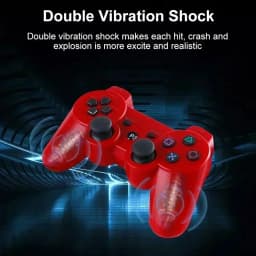 Bluetooth PS3 wireless gamepad gamepad vibration neutral wireless environmental protection ABS material snowflake button Perfect