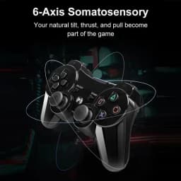 Bluetooth PS3 wireless gamepad gamepad vibration neutral wireless environmental protection ABS material snowflake button Perfect