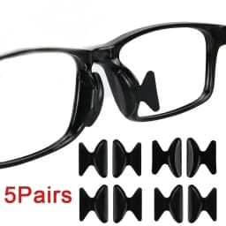 2/5Pairs/Packs Adhesive Eyeglass Nose Pad Anti-Slip Stick On Silicone Nose Pad for Sunglasses Thin Nose Pads Eyewear Accessories