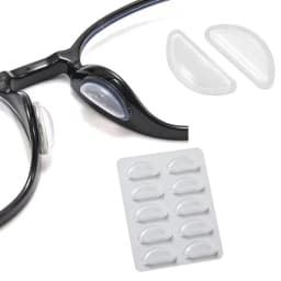 2/5Pairs/Packs Adhesive Eyeglass Nose Pad Anti-Slip Stick On Silicone Nose Pad for Sunglasses Thin Nose Pads Eyewear Accessories