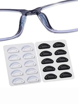 2/5Pairs/Packs Adhesive Eyeglass Nose Pad Anti-Slip Stick On Silicone Nose Pad for Sunglasses Thin Nose Pads Eyewear Accessories