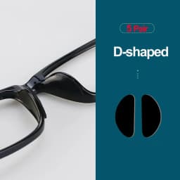 2/5Pairs/Packs Adhesive Eyeglass Nose Pad Anti-Slip Stick On Silicone Nose Pad for Sunglasses Thin Nose Pads Eyewear Accessories