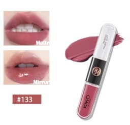 KIKO 3D Liquid Lip Glaze Transparent Lip Gloss Mirror Lipstick Nourishing Glossy Full Lips Not Fading Milk Tea Bean Paste Makeup