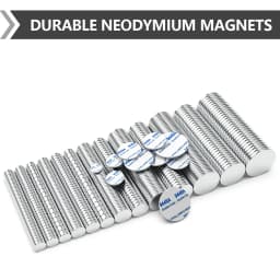 Super Powerful Magnet Neodymium With double-sided adhesive Magnet Round NdfeB N35 Strong Permanent Magnetic imanes Refrigerator