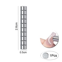 New Circular Cat Eye Nail Magnet Strong Nail Art Magnetic Gel Polish Guide Tool DIY Magnetic Nail Helper Manicure Design
