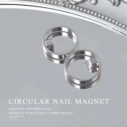 New Circular Cat Eye Nail Magnet Strong Nail Art Magnetic Gel Polish Guide Tool DIY Magnetic Nail Helper Manicure Design