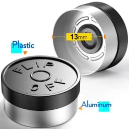 100PCS filp off cap medical vial cap aluminum cap medical bottle cap OD 13mm diameter full aluminum cap glass cap