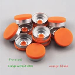 100PCS filp off cap medical vial cap aluminum cap medical bottle cap OD 13mm diameter full aluminum cap glass cap