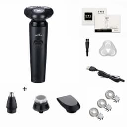 ZOZEN Electric Razor Electric Shaver Body Hair Cutting Shaving Machine for Men Women Clipper Rotary Beard Trimmer Waterproof