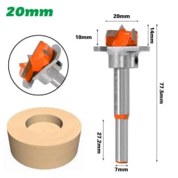 1pc Diameter 15,20,25,30,35mm Adjustable Carbide Drill Bits Hinge Hole Opener Boring Bit Tipped Drilling Tool Woodworking Cutter