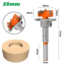 1pc Diameter 15,20,25,30,35mm Adjustable Carbide Drill Bits Hinge Hole Opener Boring Bit Tipped Drilling Tool Woodworking Cutter