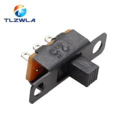 10PCS SS12F15 SS12F15VG4 Toggle Switch 3Pin 1P2T Slide Switch Handle High 4MM
