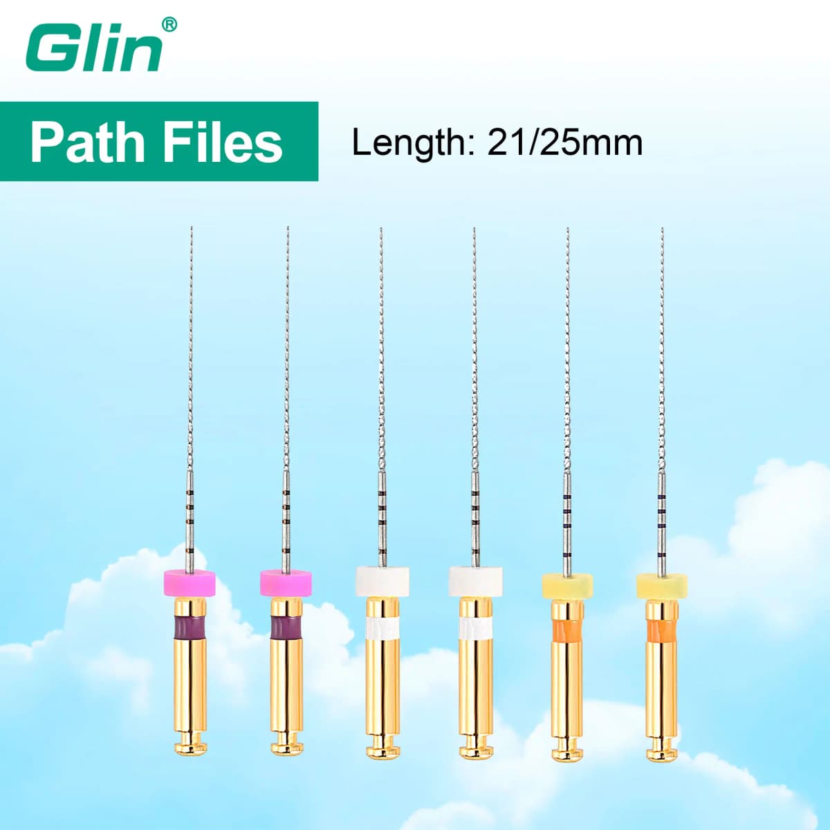 Glin Teeth Whitening Dental Instrument Endo Rotary Endodontic Files Dental Endo Motor Files Path Glide Files Dentistry