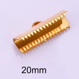 50 pcs Stainless Steel Crimp Ribbon and Cord Tips Ends Hypoallergenic,DIY Jewelry Makings of Fold Cord Tips, Not Fade