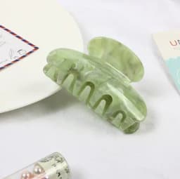 1PC Boutique Hair Clip Marble stripes  Acrylic Hairpins  Women Hair Crab Hair Claws Women Make UP Washing Tool Hair Accessories