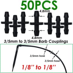KESLA 25PCS Bend Arrow Dripper Micro Drip Irrigation Kit Emitters for 3/5mm Hose Garden Watering Saving Micro Dripper Greenhouse