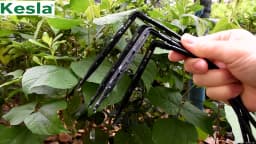 KESLA 25PCS Bend Arrow Dripper Micro Drip Irrigation Kit Emitters for 3/5mm Hose Garden Watering Saving Micro Dripper Greenhouse