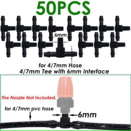 KESLA 25PCS Bend Arrow Dripper Micro Drip Irrigation Kit Emitters for 3/5mm Hose Garden Watering Saving Micro Dripper Greenhouse