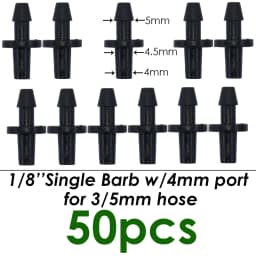 KESLA 25PCS Bend Arrow Dripper Micro Drip Irrigation Kit Emitters for 3/5mm Hose Garden Watering Saving Micro Dripper Greenhouse