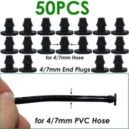 KESLA 25PCS Bend Arrow Dripper Micro Drip Irrigation Kit Emitters for 3/5mm Hose Garden Watering Saving Micro Dripper Greenhouse