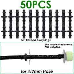 KESLA 25PCS Bend Arrow Dripper Micro Drip Irrigation Kit Emitters for 3/5mm Hose Garden Watering Saving Micro Dripper Greenhouse