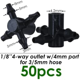 KESLA 25PCS Bend Arrow Dripper Micro Drip Irrigation Kit Emitters for 3/5mm Hose Garden Watering Saving Micro Dripper Greenhouse
