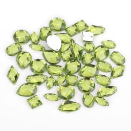 100pcs Mixed Shapes Rhinestones Glitter Crystal Acrylic Sew On Flatback Rhinestones Stone For DIY Clothes Sewing Beads