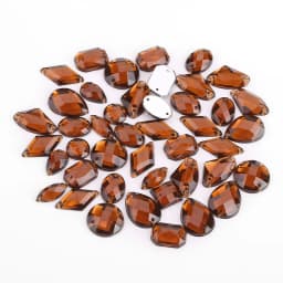 100pcs Mixed Shapes Rhinestones Glitter Crystal Acrylic Sew On Flatback Rhinestones Stone For DIY Clothes Sewing Beads