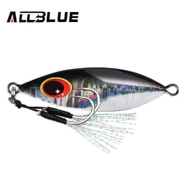 ALLBLUE ATLAS Metal Jig Spoon Lure 14G 20G 30G 40G 60G  Artificial Bait Shore Slow Jigging Super Hard Bass Fishing Tackle