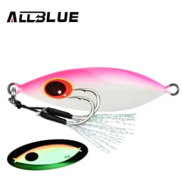 ALLBLUE ATLAS Metal Jig Spoon Lure 14G 20G 30G 40G 60G  Artificial Bait Shore Slow Jigging Super Hard Bass Fishing Tackle